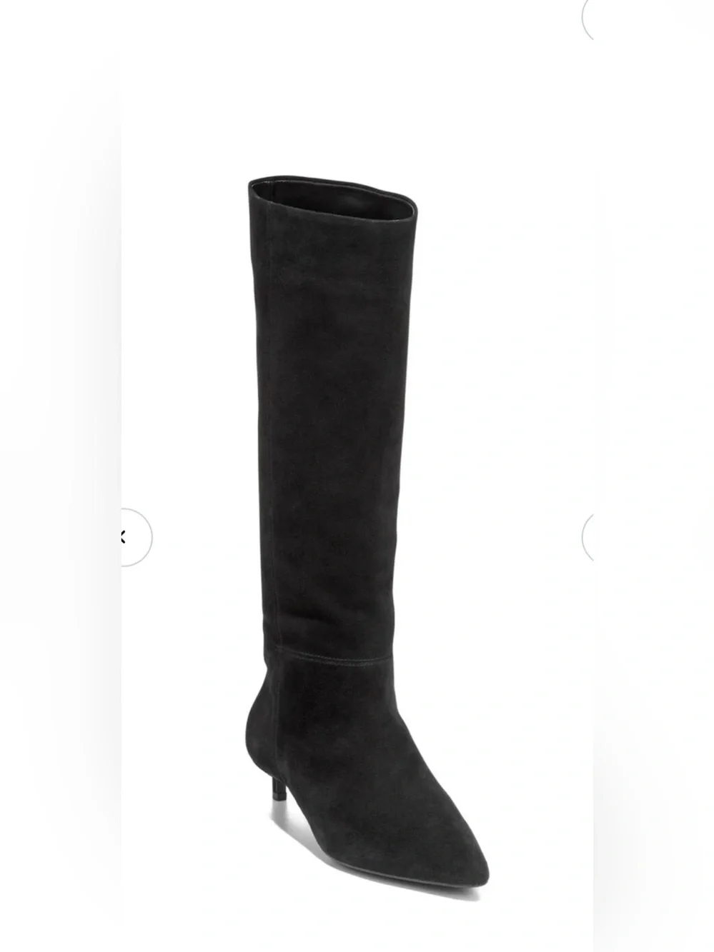Cole Haan Black Over-the-Knee Suede Boots